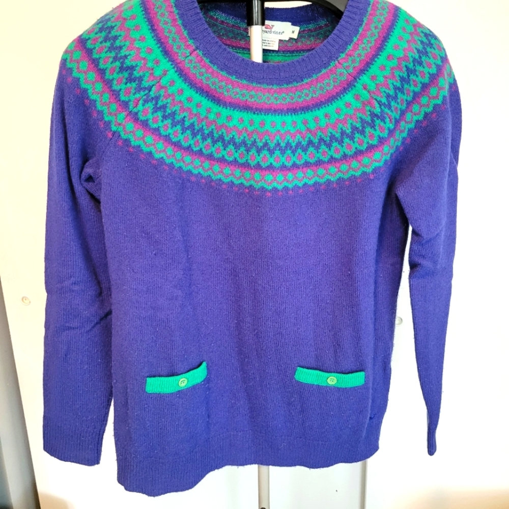 Vineyard Vines Fair Isle Sweater, medium
